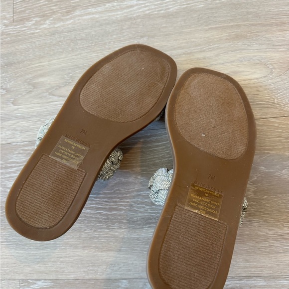 Steve Madden Silver Braided Sandals - Picture 3 of 5
